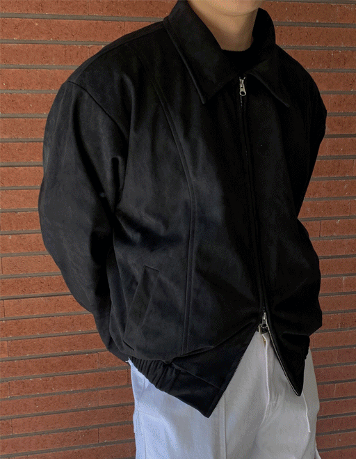 미니멀 스웨이드 자켓 (3color)